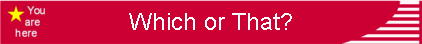 Which or That?